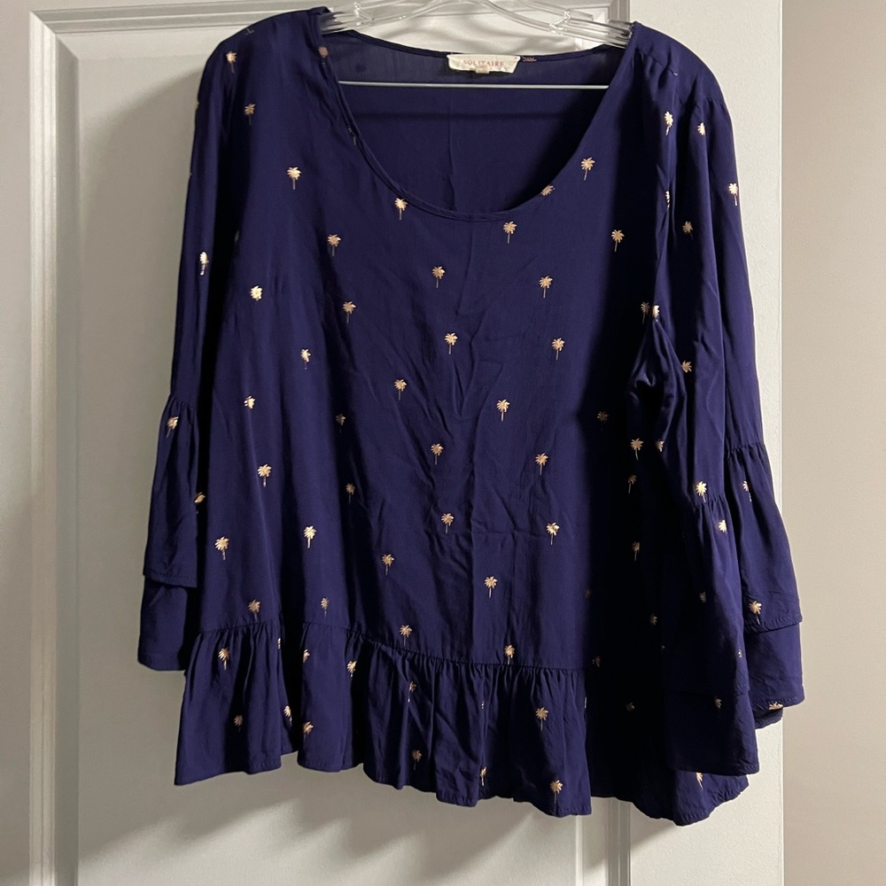 Palm tree blouse